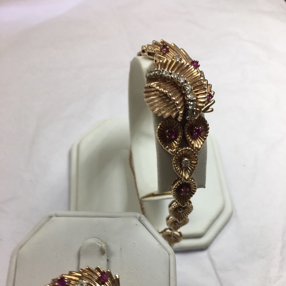 Jewelry - antique 14K yellow gold bracelet and ring